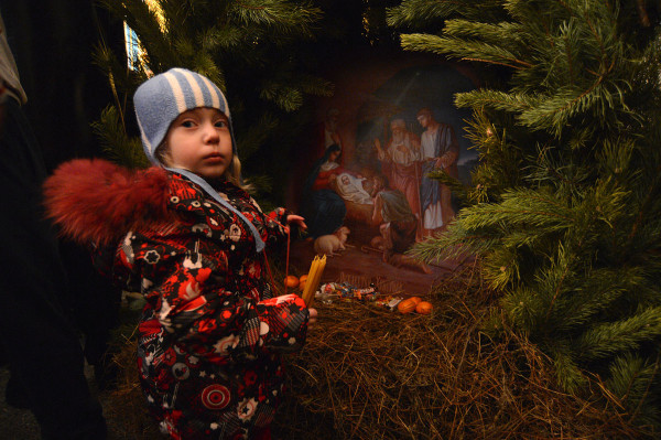 Рождество в Благовещенске, январь 2013 г. Фото Андрея Оглезнева