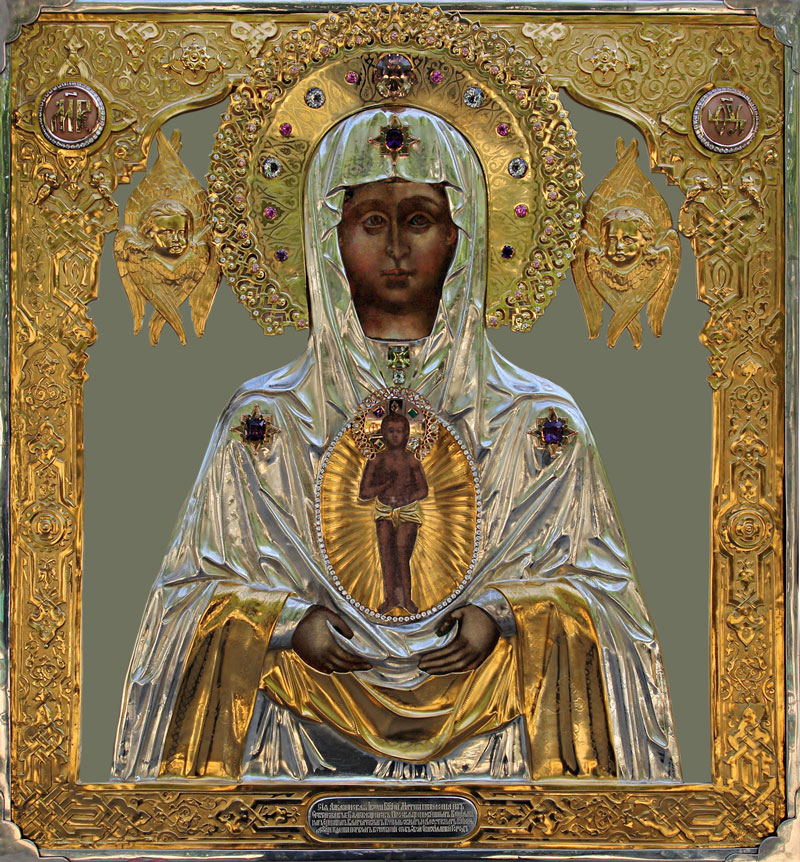 Албазинская икона Божией Матери (оригинал, XVII в., Благовещенский кафедральный собор)