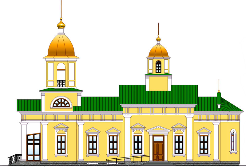 Храм прп. Сергия Радонежского в с. Чигири (проект)